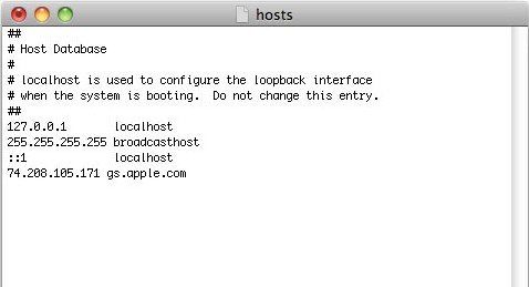 fix itunes error 3194 host file